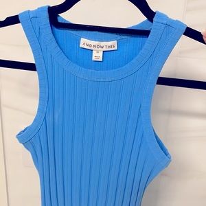 Never worn! Light blue tight mini dress